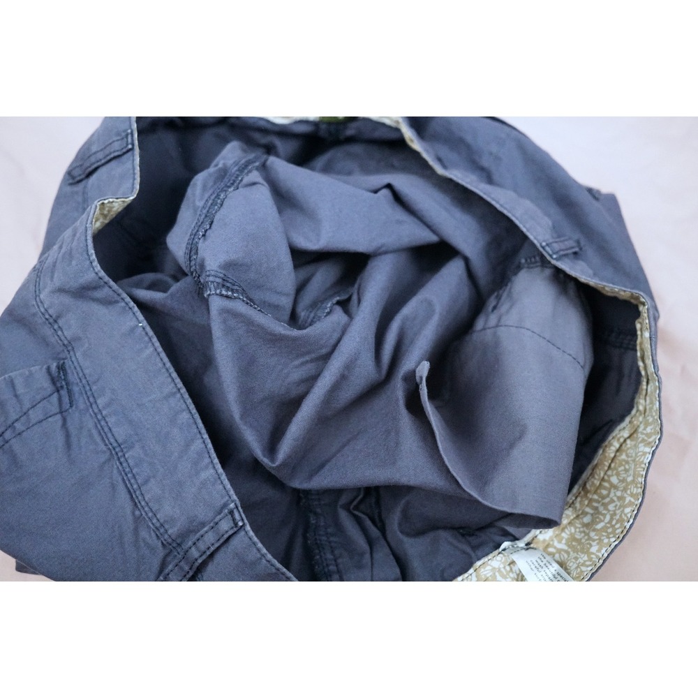 Eddie Bauer Navy Blue Bermuda Shorts Size 15 Roll Tab 38" waist - Picture 16 of 16